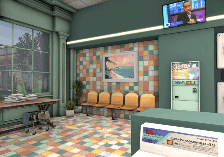 The Laundromat in The City of Portofino, California